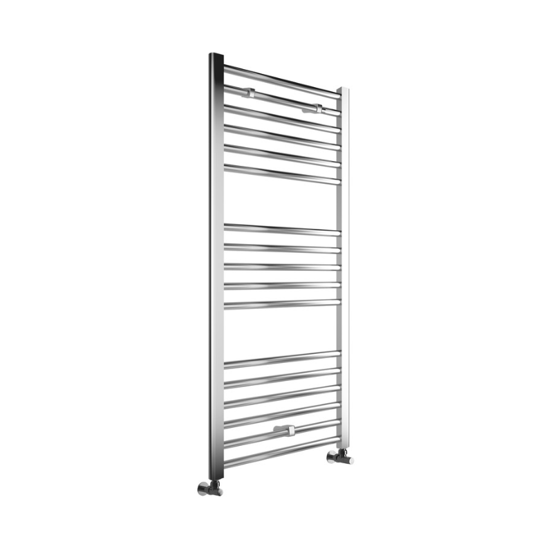 Opulent Sunne Straight Ladder Towel Rail - 600x1200x30mm - Chrome (OBC102965)