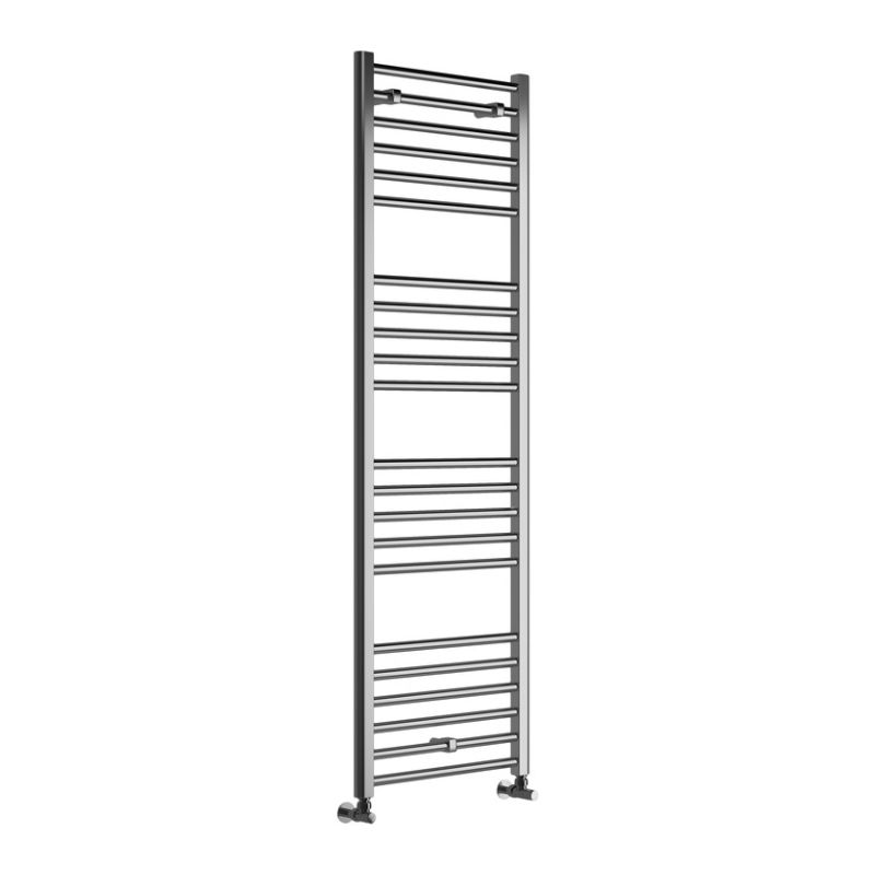 Opulent Sunne Straight Ladder Towel Rail - 600x1600x30mm - Chrome (OBC102966)