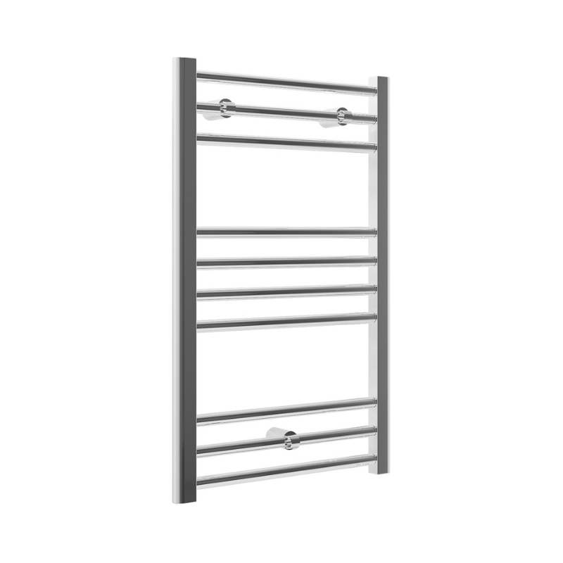 Opulent Sunne Straight Ladder Towel Rail - 600x800x30mm - Chrome (OBC102964)