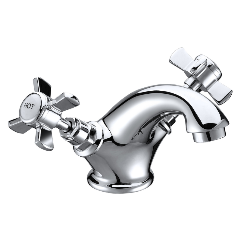 Opulent Sutherland Basin Mixer and Waste - Chrome (OBC105730)