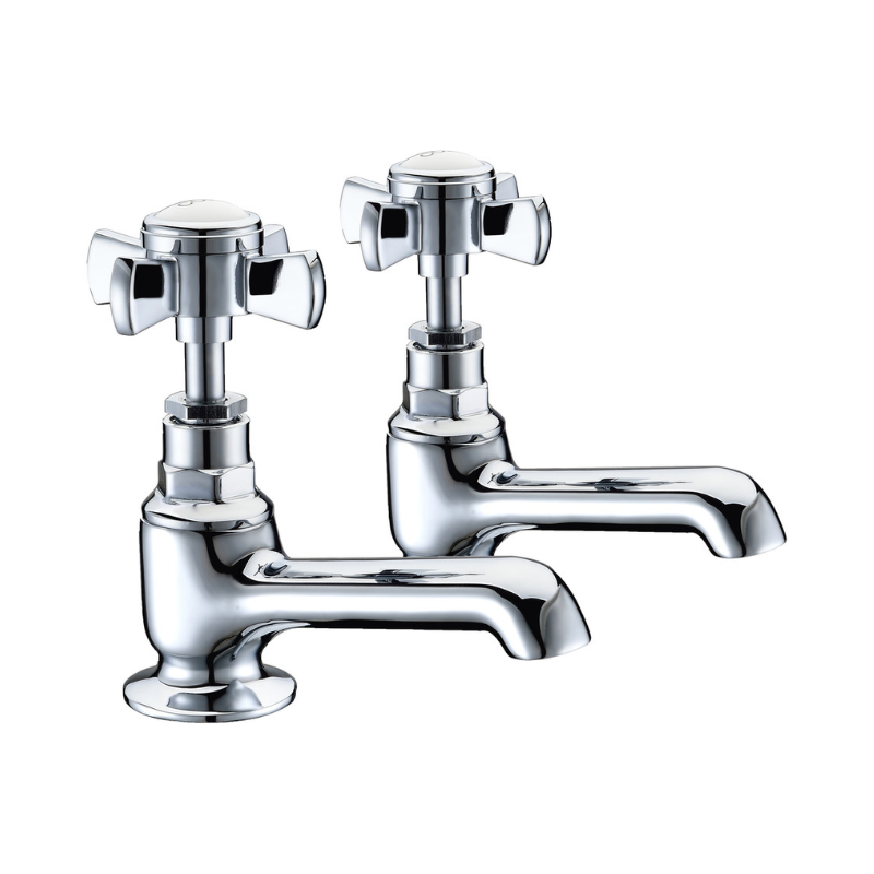 Opulent Sutherland Bath Taps - Chrome (OBC105733)