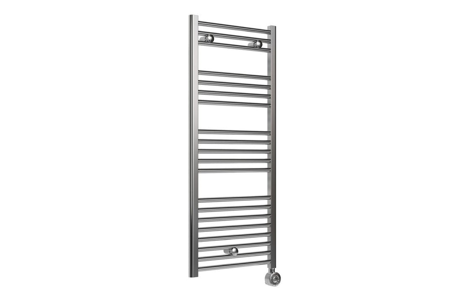 Opulent Tivor Electric Straight Ladder Radiator (500x1200x50mm) - Chrome (OBC117235)