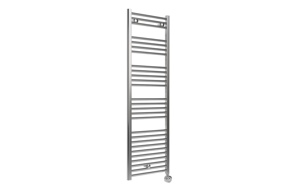 Opulent Tivor Electric Straight Ladder Radiator (500x1600x50mm) - Chrome (OBC117236)