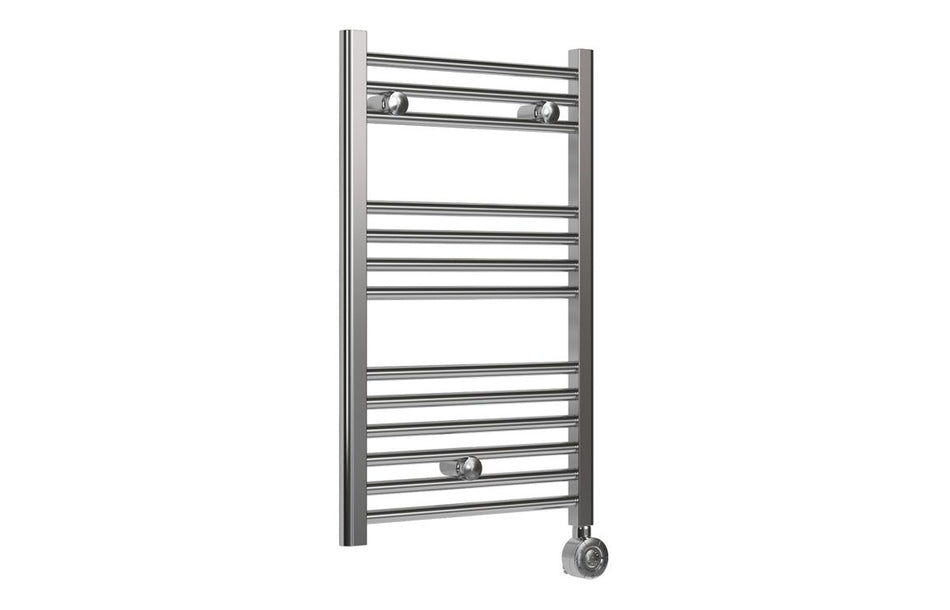 Opulent Tivor Electric Straight Ladder Radiator (500x800x50mm) - Chrome (OBC117234)
