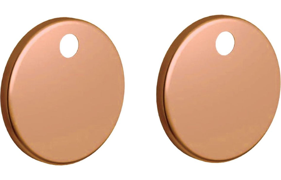 Opulent Toilet Seat Cover Caps - Brushed Bronze (OBC117007)