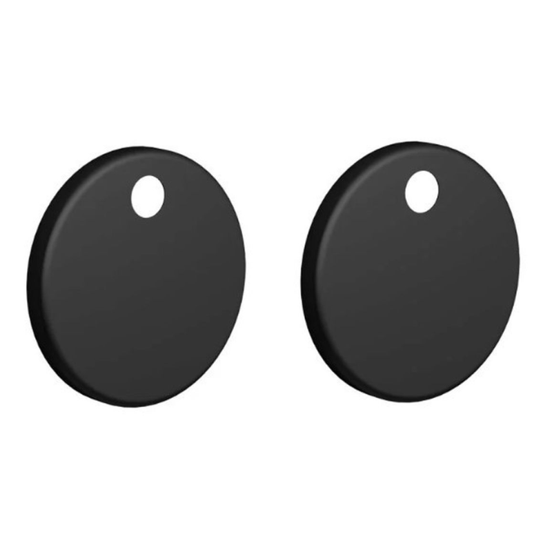 Opulent Toilet Seat Cover Caps - Matt Black (OBC106334)