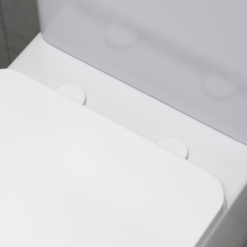 Opulent Toilet Seat Cover Caps - White (OBC106335)