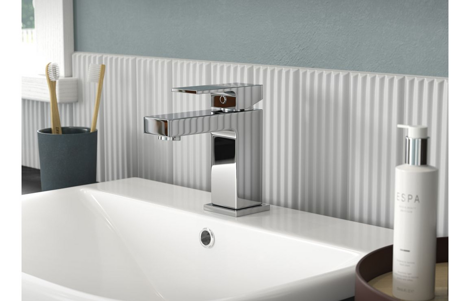 Opulent Toketee Basin Mixer and Waste - Chrome (OBC105735)