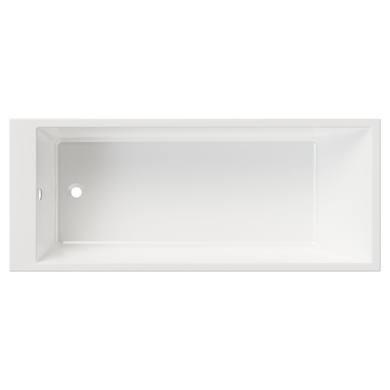Opulent Turner Square Single End 1700x700mm Thin Edge Bath (OBC111370)