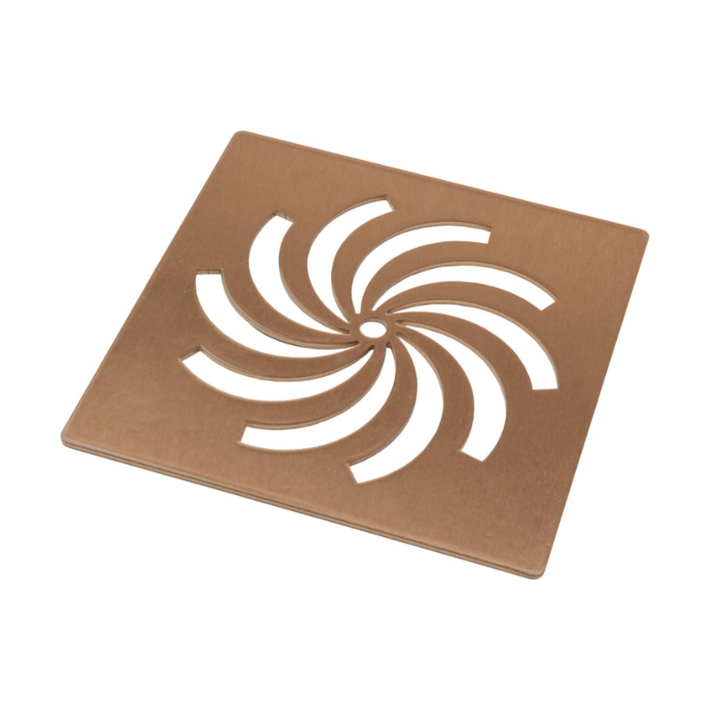 Opulent Ultra-Slim Tray Waste Cover - Brushed Bronze (OBC108971)