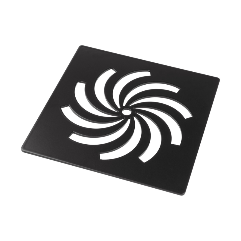 Opulent Ultra-Slim Tray Waste Cover - Matt Black (OBC105333)