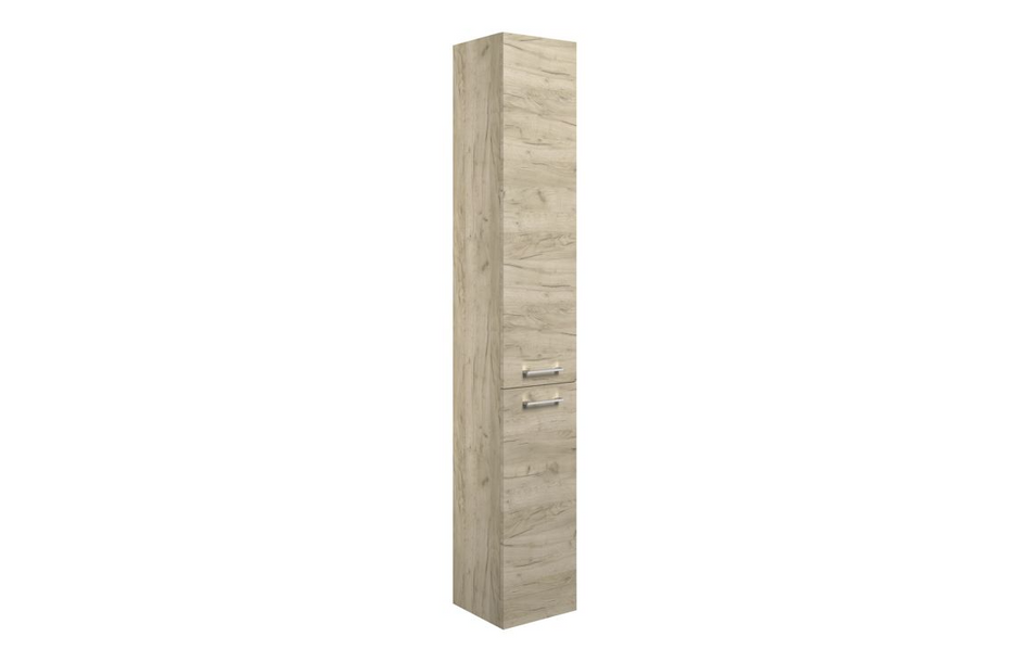 Opulent Vanessa 350mm Floor Standing 2 Door Tall Unit - Oak (OBC107500)