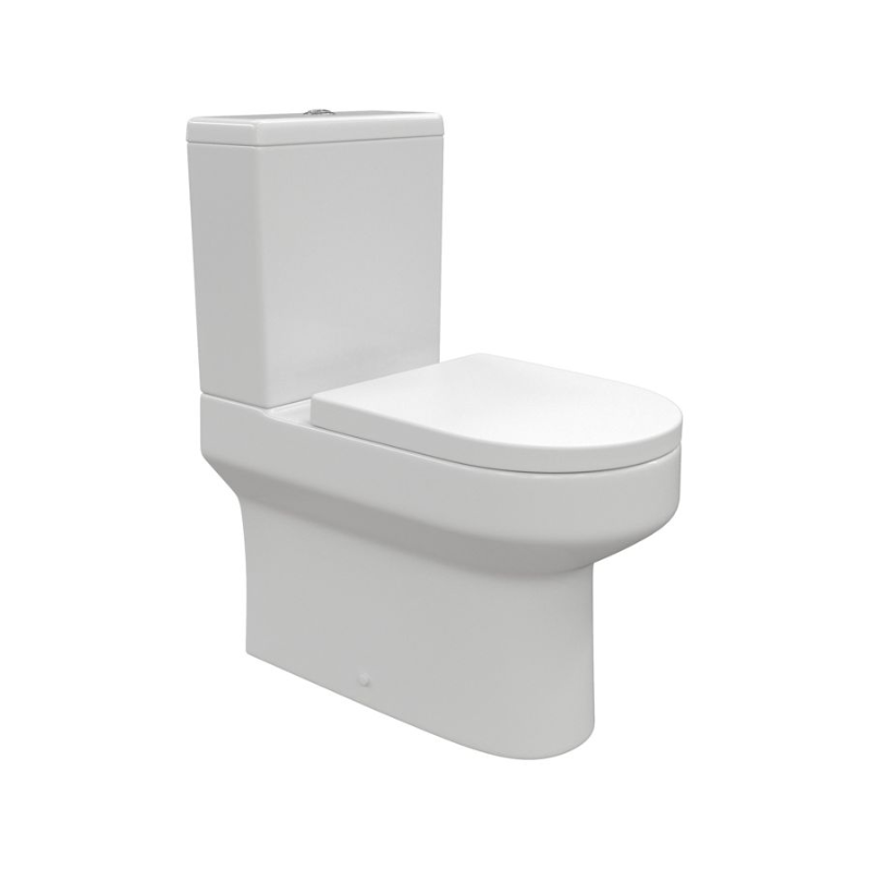 Opulent Victoria Rimless Close Coupled Fully Shrouded WC and Soft Close Seat (OBC101513)
