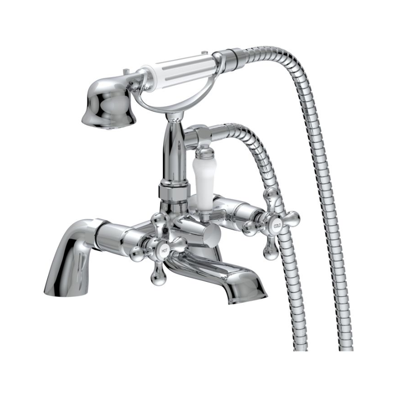 Opulent Virginia Bath Shower Mixer - Chrome (OBC105752)