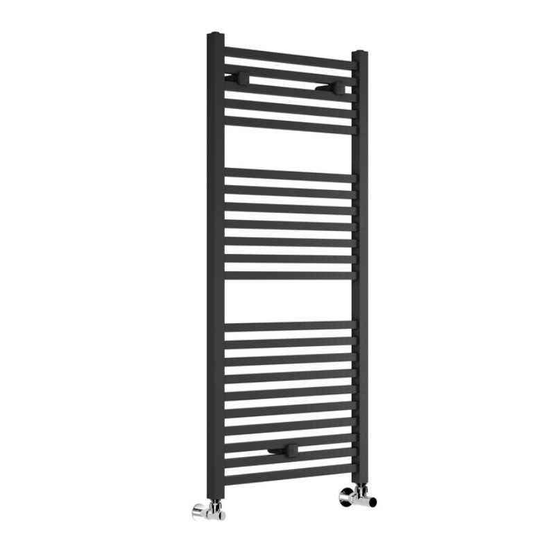 Opulent Virgo Square Ladder Towel Rail - 500x1110x30mm - Anthracite (OBC102989)