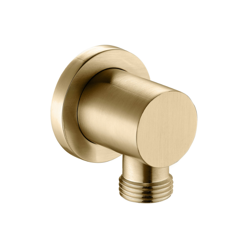 Opulent Wall Outlet Elbow - Brushed Brass (OBC106556)