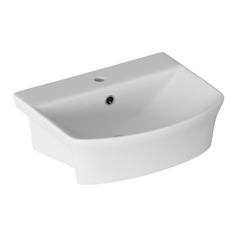 Opulent Wallace 500x400mm One Tap Hole Semi Recessed Basin (OBC104933)