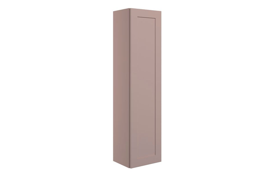 Opulent Warwick 300mm Wall Hung 1 Door Tall Unit - Matt Peony (OBC108525)