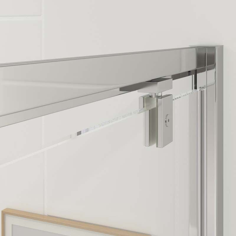 Opulent Washington 900mm Pivot Door - Chrome (OBC101448)