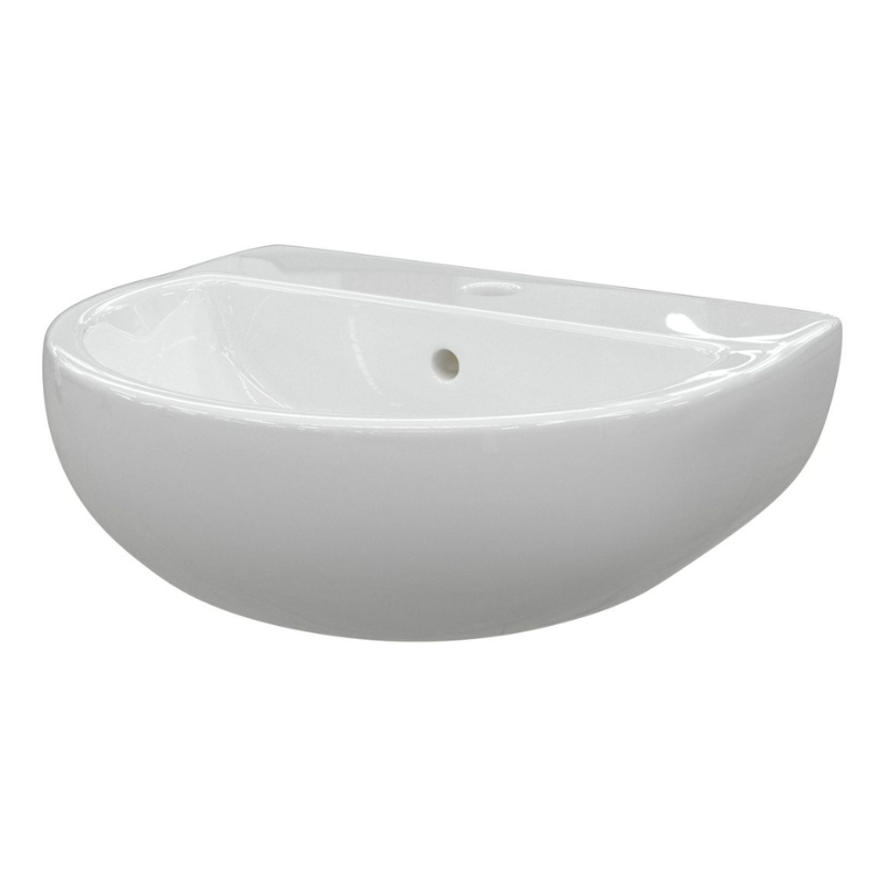 Opulent Wembley 450x400mm One Tap Hole Cloakroom Basin and Brushed Bronze Bottle Trap (OBC108876)