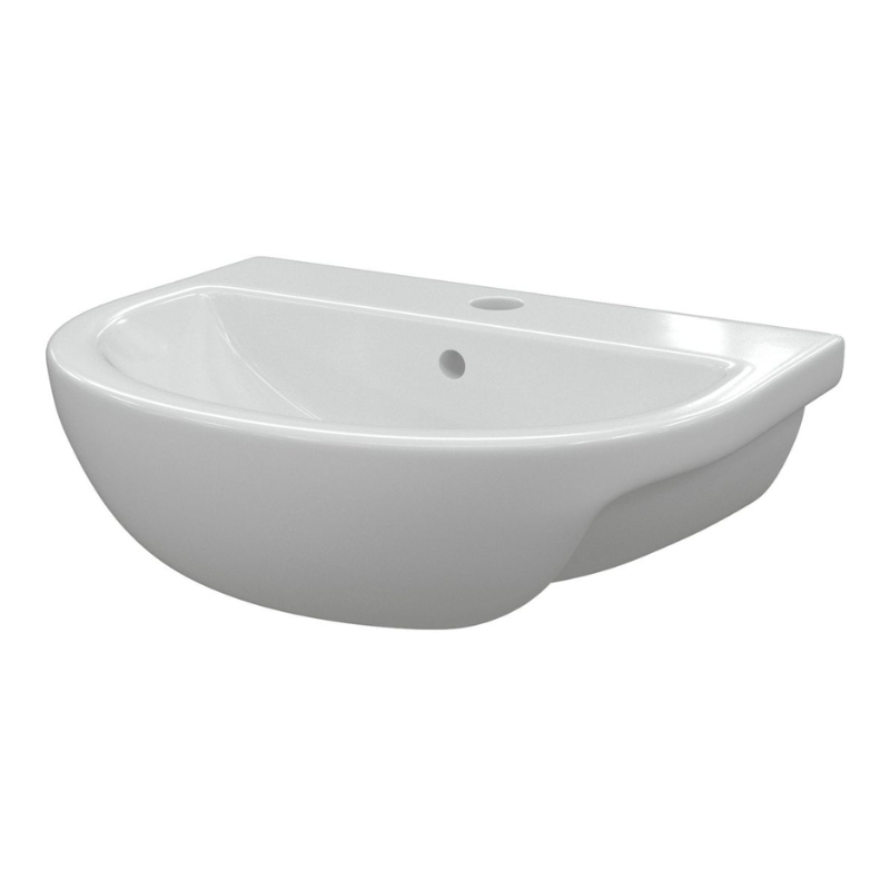 Opulent Wembley 500x390mm One Tap Hole Semi Recessed Basin (OBC1829)