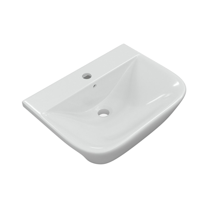 Opulent Wren 520x400mm One Tap Hole Semi Recessed Basin (OBC1778)