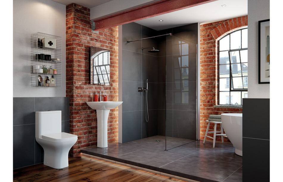 Opulent Wren Rimless Back To Wall WC and Wrapover Soft Close Seat (OBC101523)