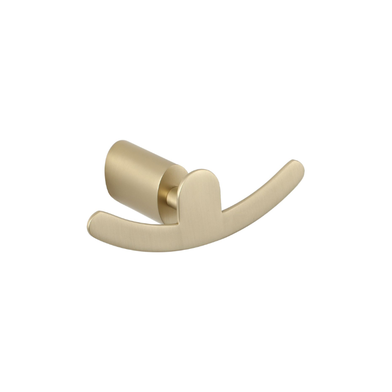 Opulent Zara Robe Hook - Brushed Brass (OBC116322)