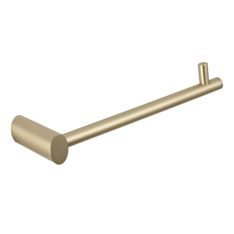 Opulent Zara Toilet Roll Holder - Brushed Brass (OBC116316)